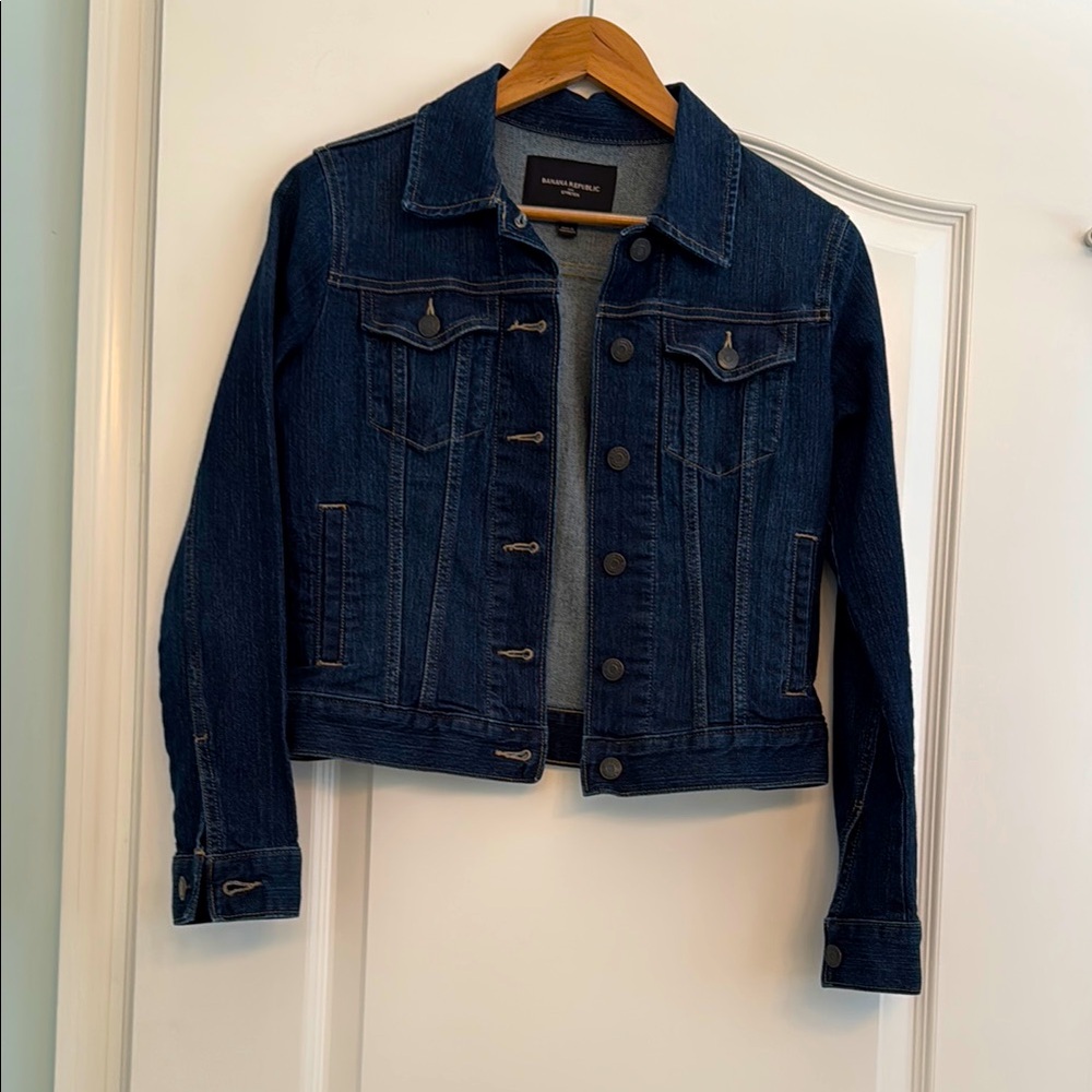 Banana Republic Blue Jean Jacket Classic Style